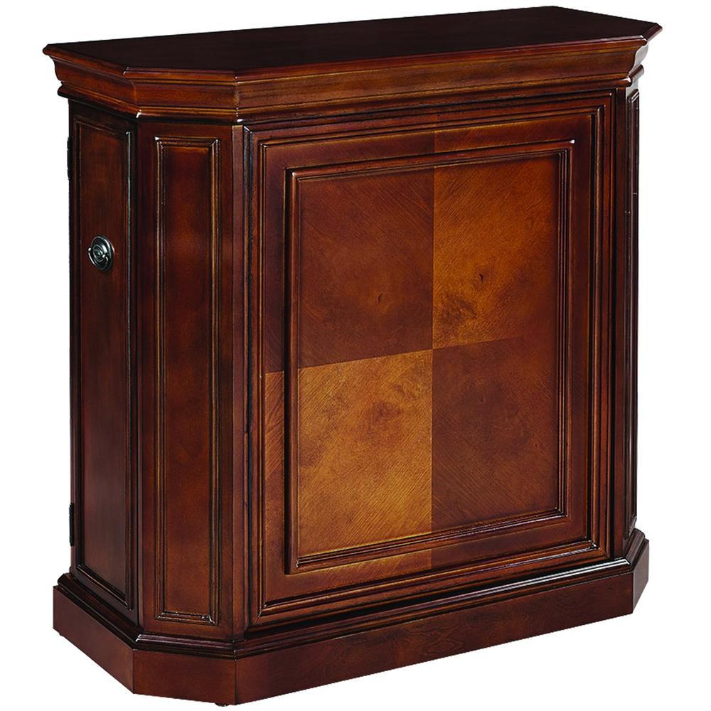 RAM Game Room Bar Cabinet w/ Spindle - Chestnut