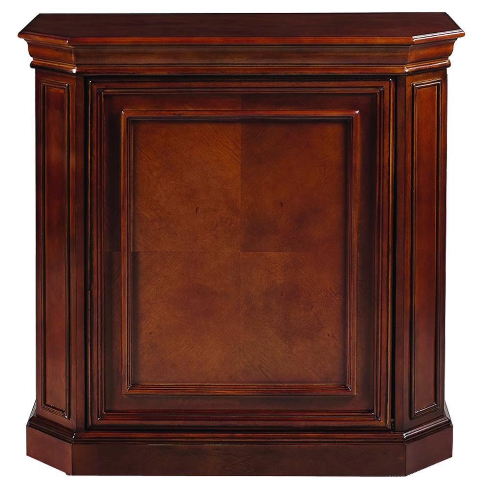 RAM Game Room Bar Cabinet w/ Spindle - Chestnut