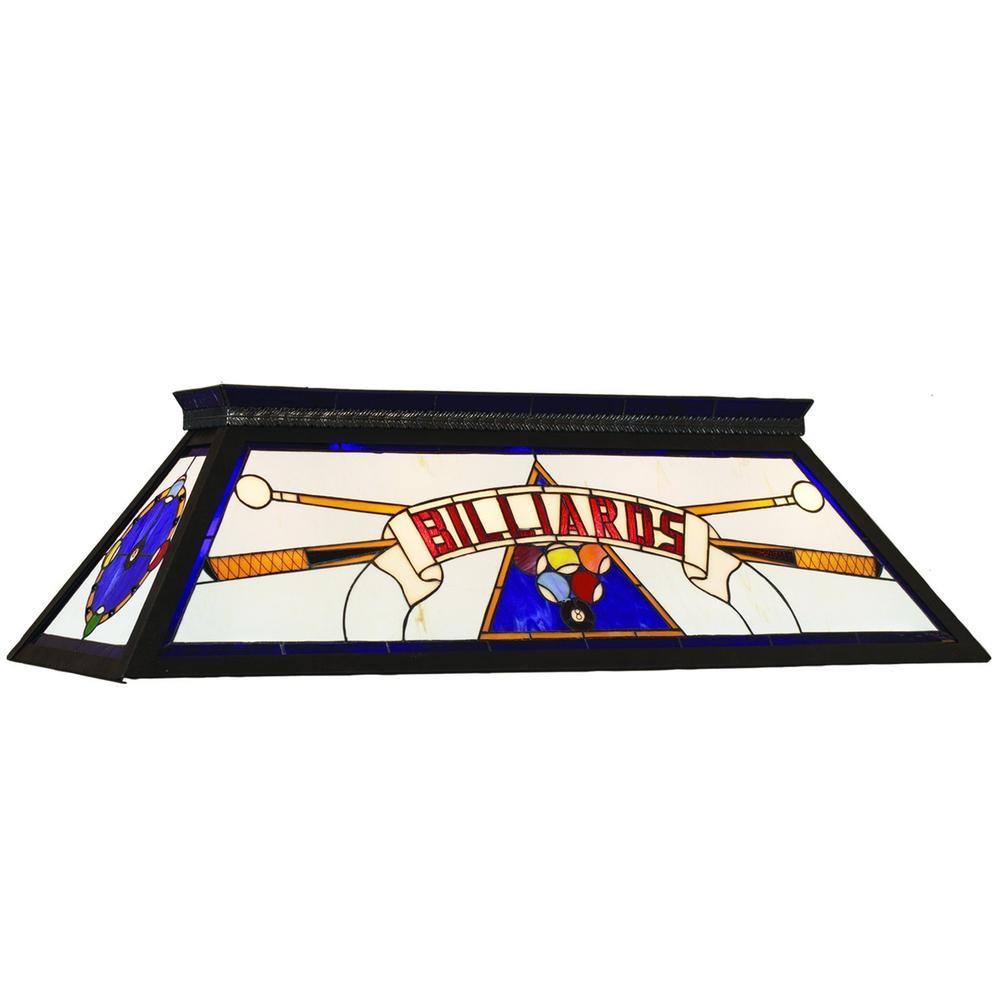 RAM Game Room Billards KD Blue Billiard Table Light