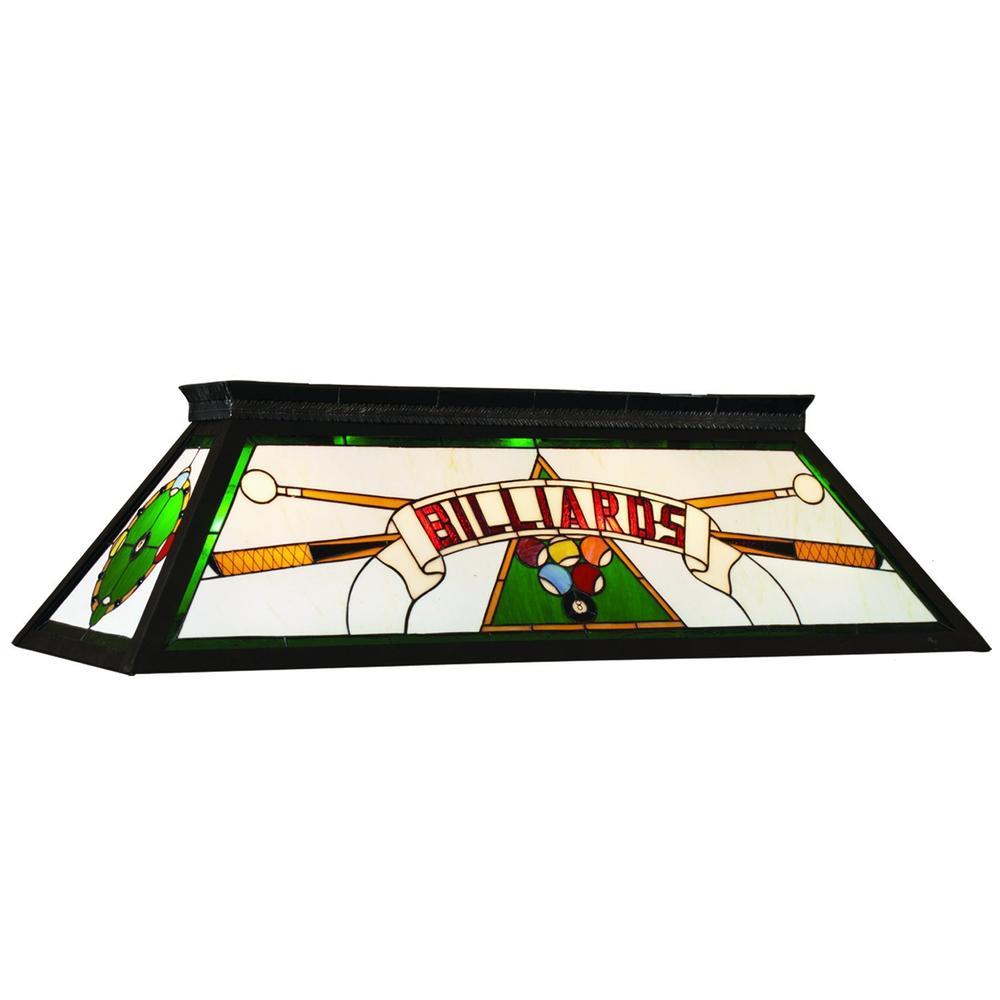 RAM Game Room Billards KD Green Billiard Table Light