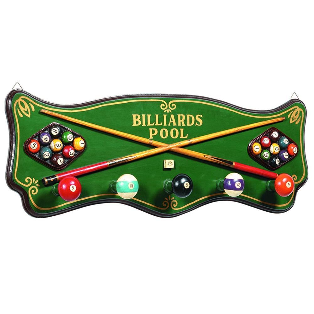 RAM Game Room Pub Sign - Billiards Coat Rack