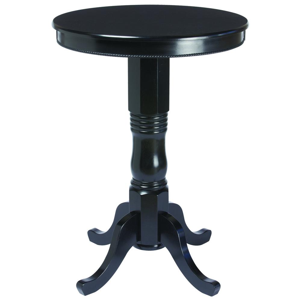 RAM Game Room Pub Table - Black