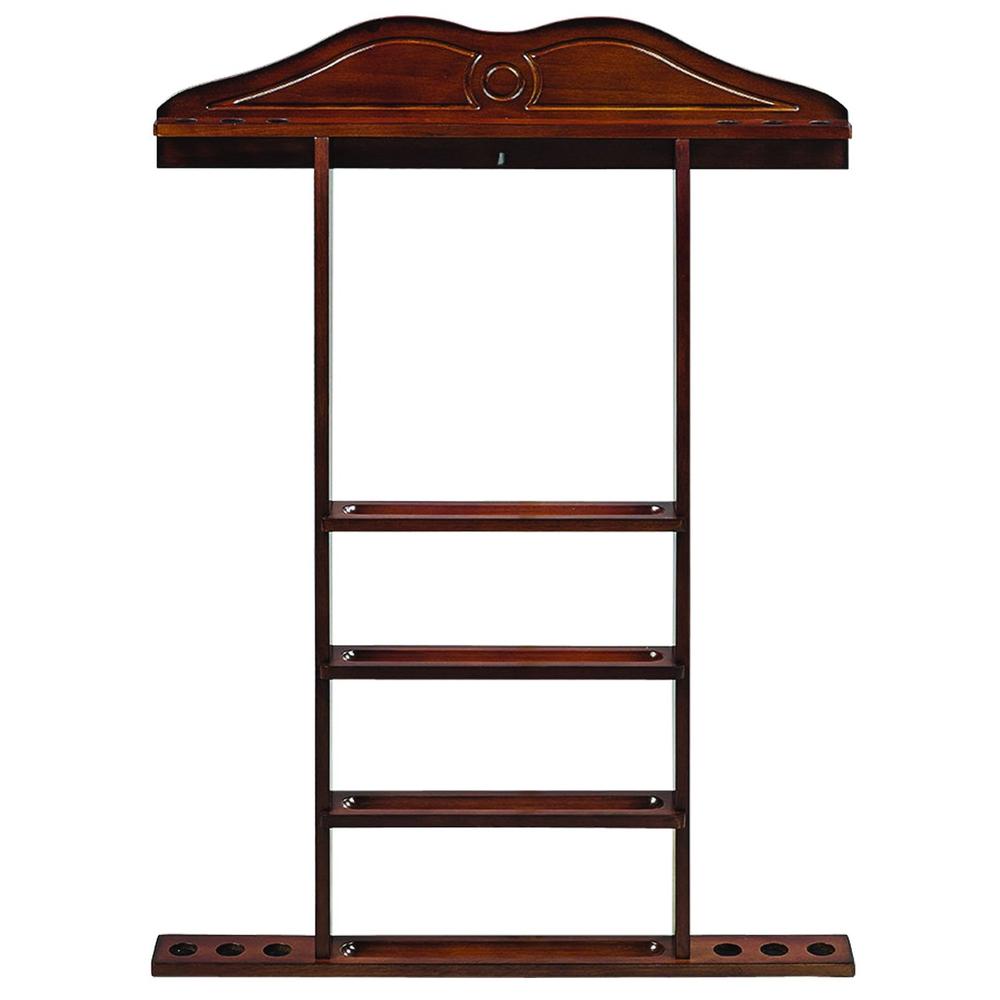 RAM Game Room Wall Cue Rack - Chestnut